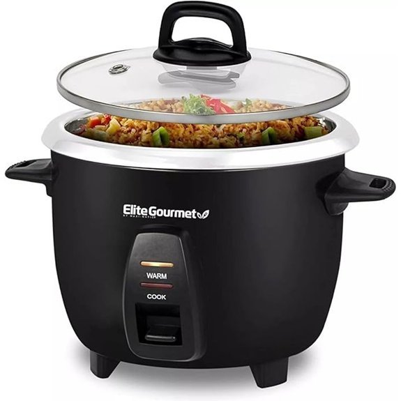 Elite Gourmet Electric Rice Cooker (10 Cups)