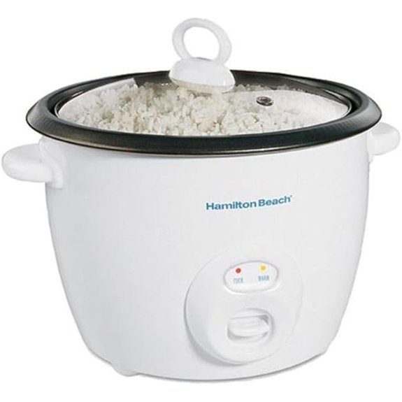 Hamilton Beach Capacity Rice Cooker 20-Cup (Cooked) White (37532N)