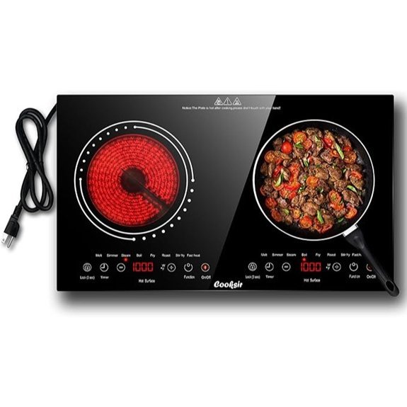 Cooksir 2 Burner Electric Cooktop - 24 Inch