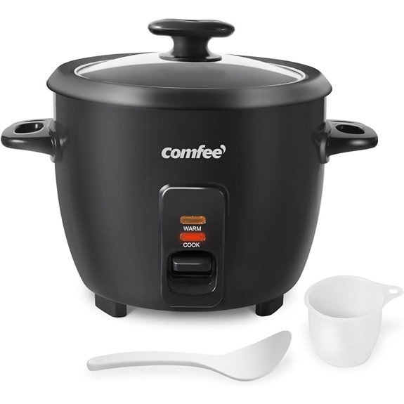COMFEE Rice Cooker 6-Cup with Non-Stick Bowl