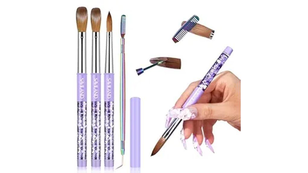 acrylic nail brush set