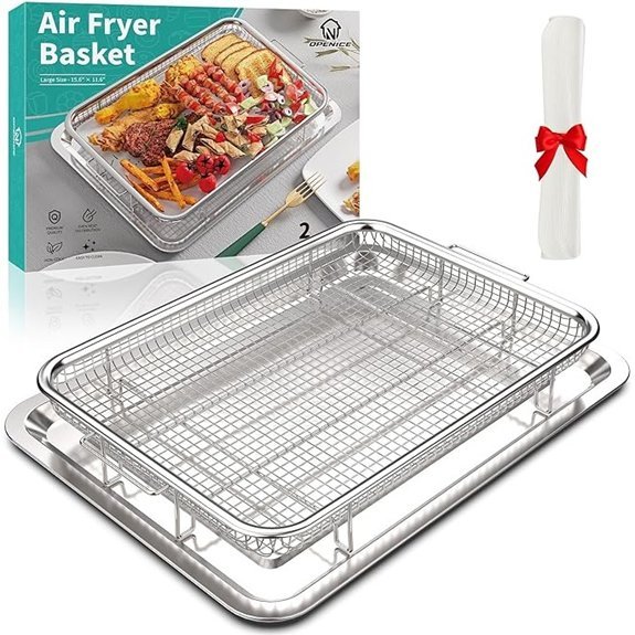 OPENICE Large Air Fryer Basket and Tray