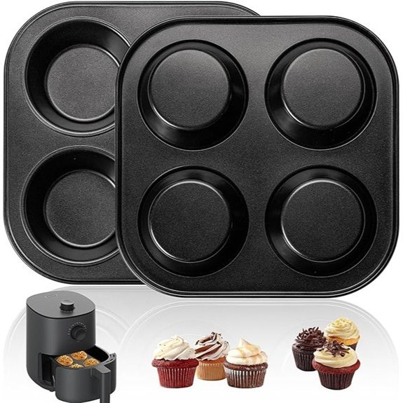 Air Fryer Muffin Pan Cupcake Molds (2 Pack)