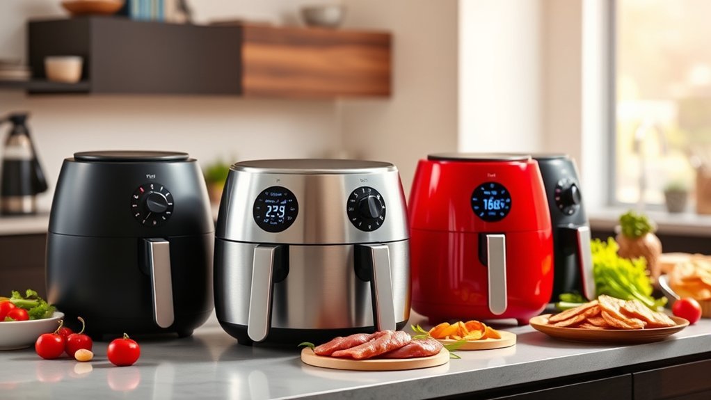 air fryers with thermostats