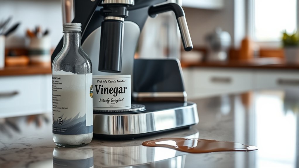 avoid vinegar for descaling