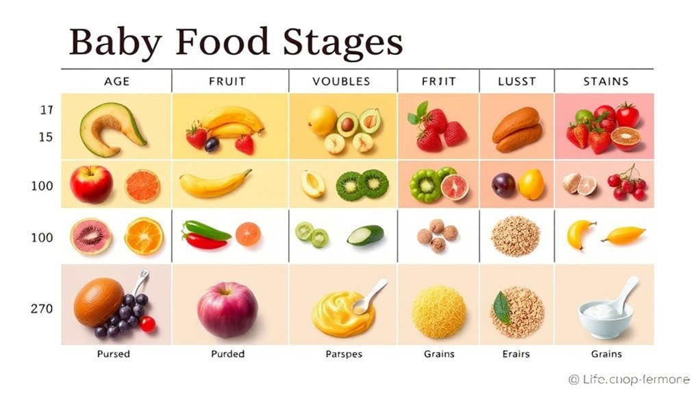 baby food age guidelines