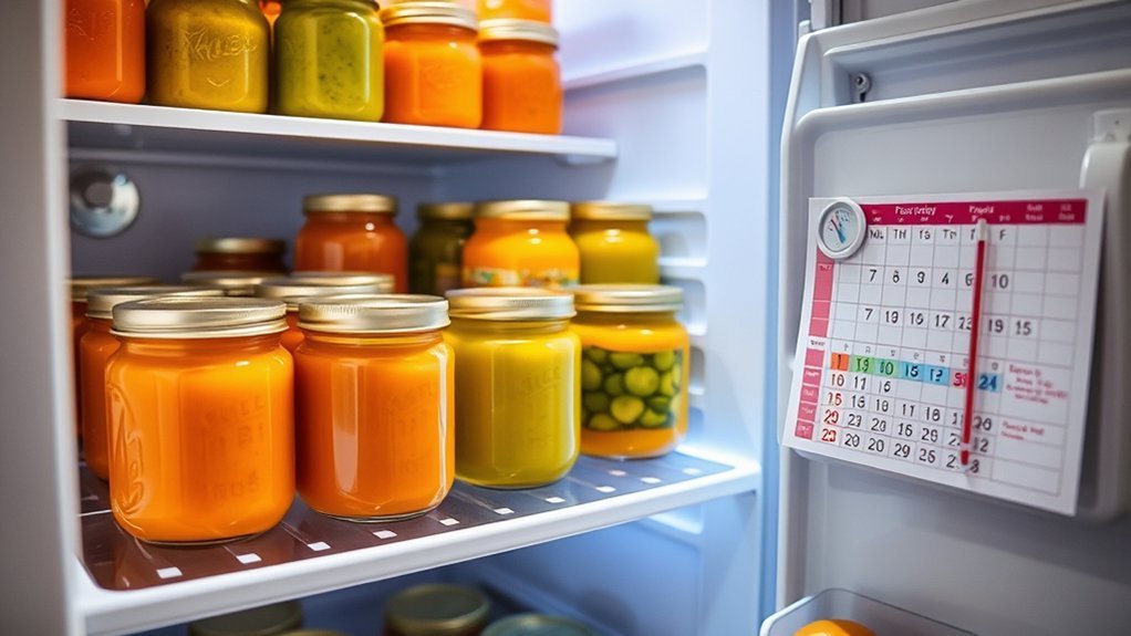 baby food refrigeration guidelines