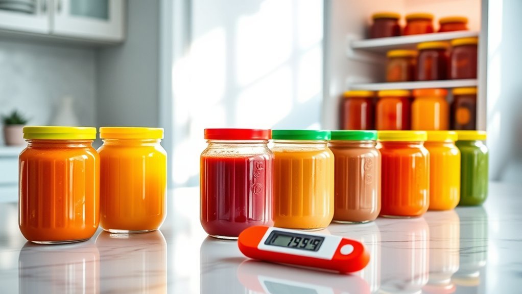 baby food storage guidelines