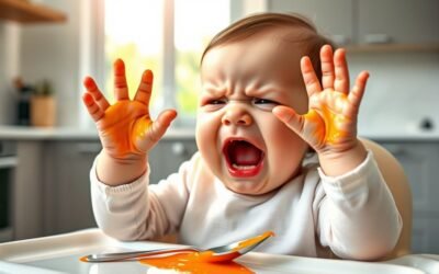 baby gagging on purees