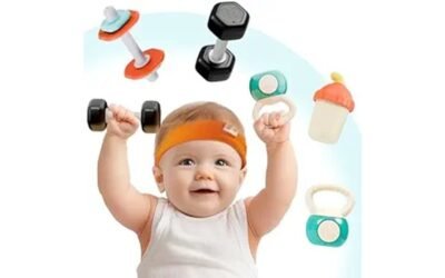 baby gym rattle set