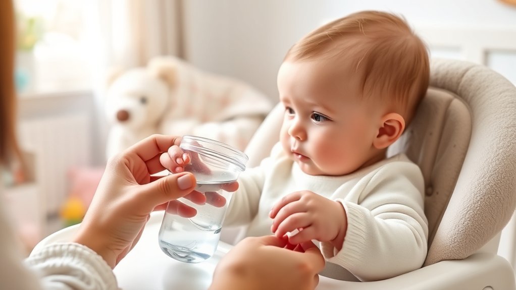baby water consumption guidelines