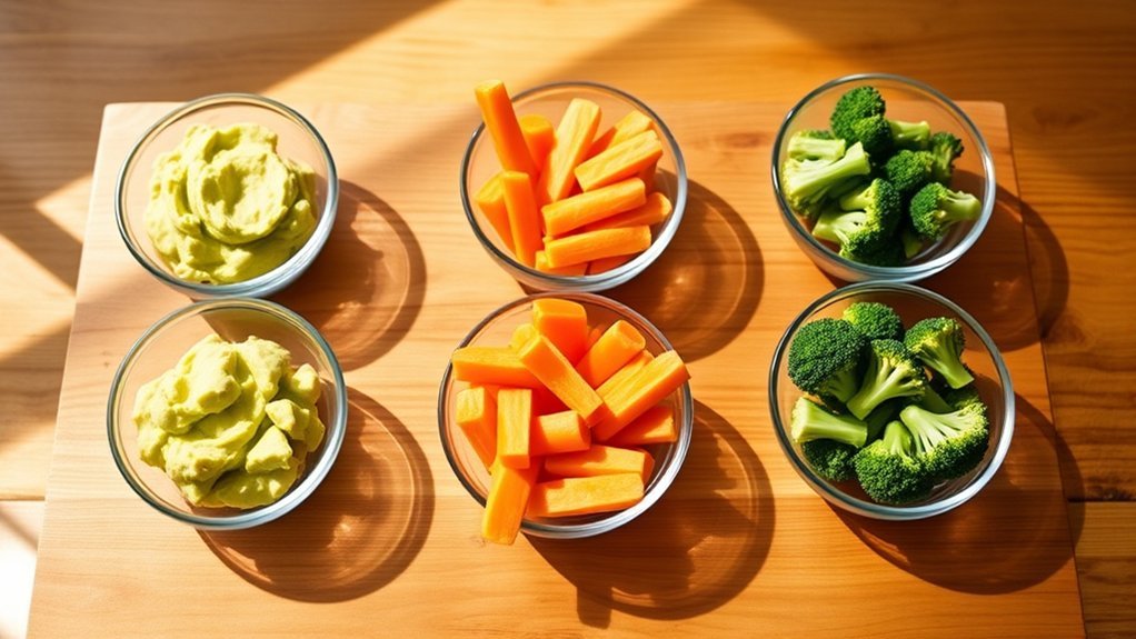 baby weaning portion sizes