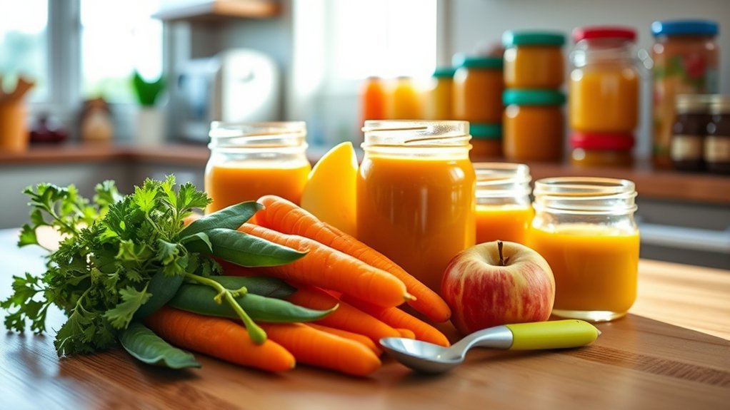 balanced variety in baby food