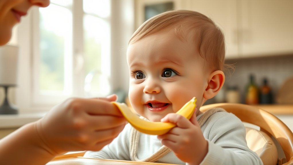 bananas safe first food