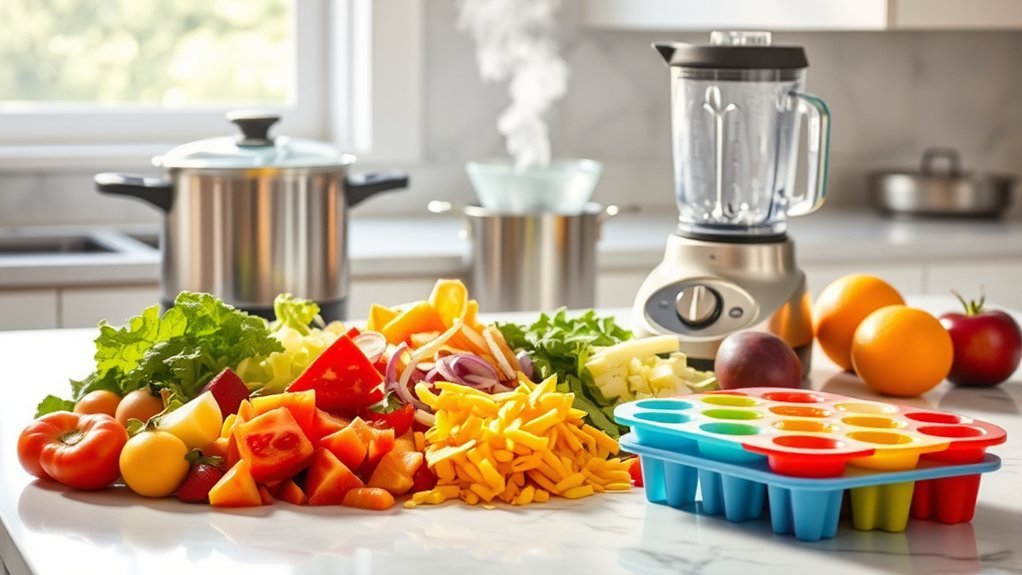 batch cook nutritious baby food