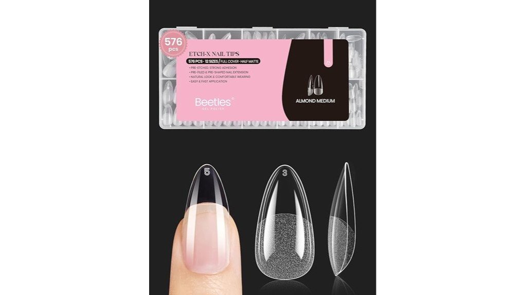 beetles almond nail tips