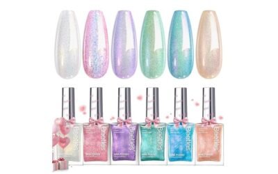 beetles glitter nail polish