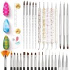 beetles nail art brushes