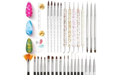 beetles nail art brushes