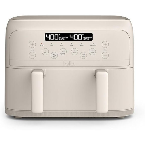 Bella 4 Qt TriZone Air Fryer with Touchscreen