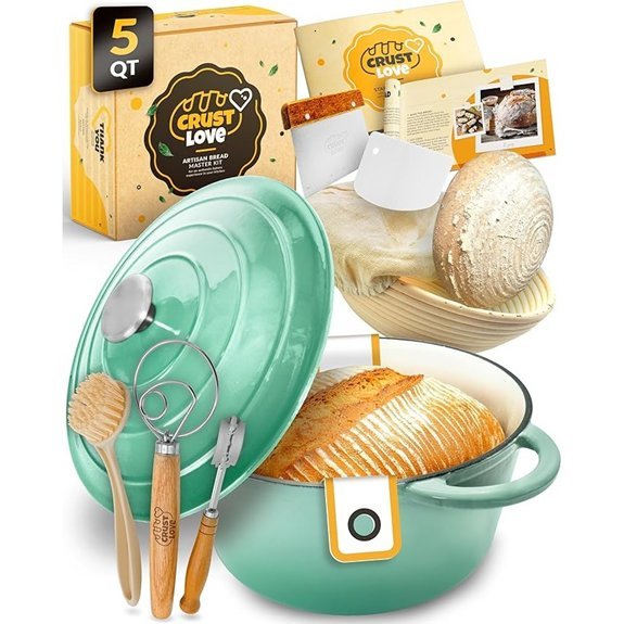 CRUSTLOVE Dutch Oven for Bread Baking (5QT)