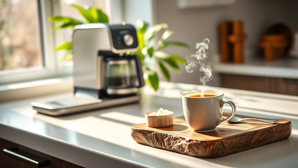 brew coffee conveniently at home