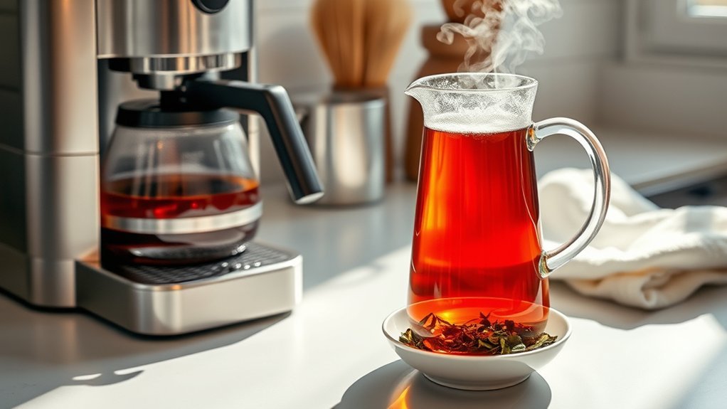 brewing tea using coffee maker