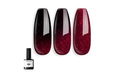 burgundy wine gel polish