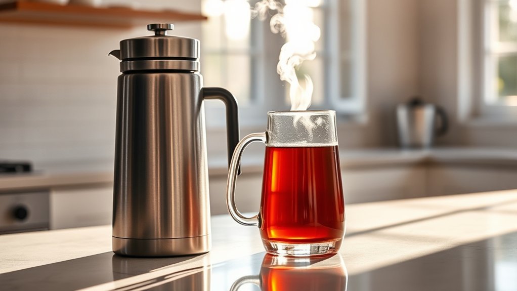 carafes comparison thermal vs glass