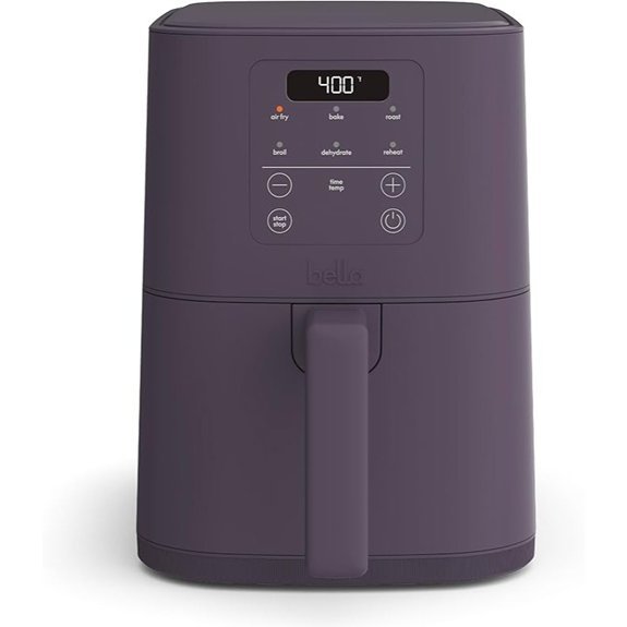 Bella 4Qt Slim Air Fryer with Ceramic Coating