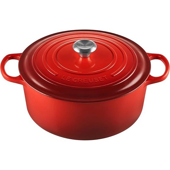 Le Creuset Enameled Cast Iron Signature Round Dutch Oven 9 qt. Cerise