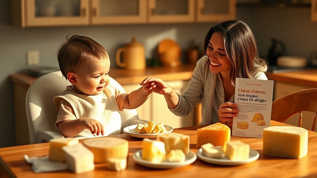cheese allergy risks for babies