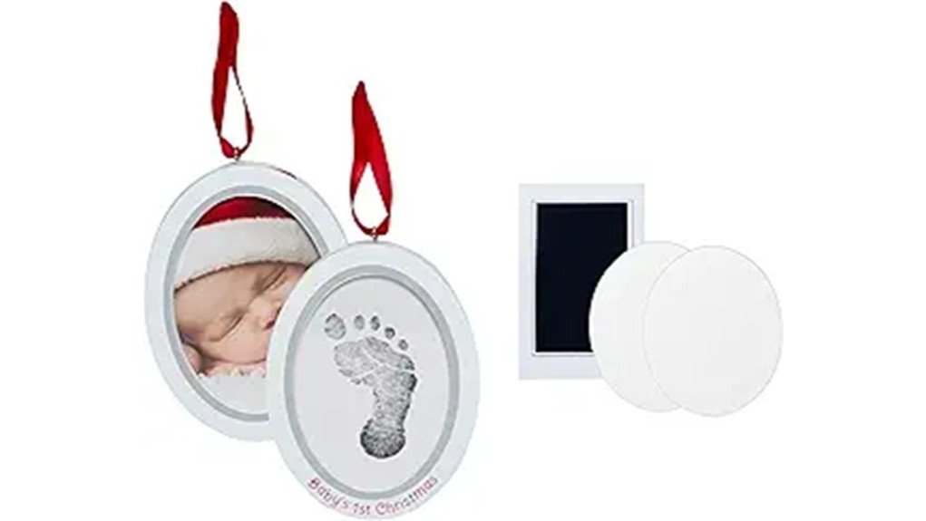 cherished babyprints holiday ornament