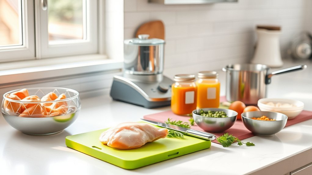 chicken puree storage guidelines