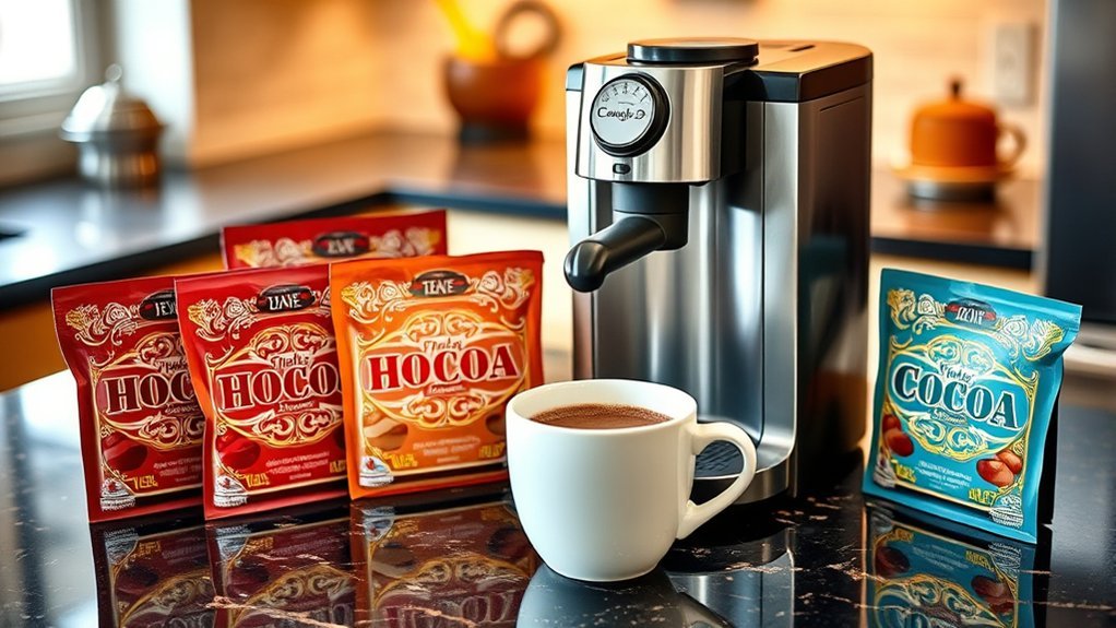 choose dissolvable cocoa mixes