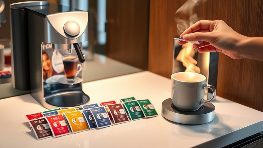 choose fresh coffee packets