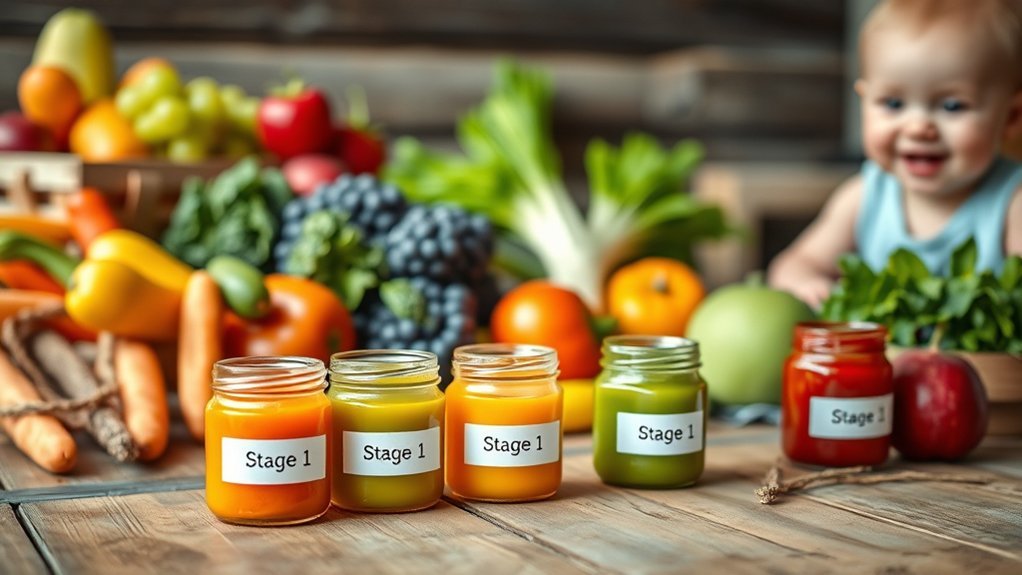 choose organic single ingredient purees