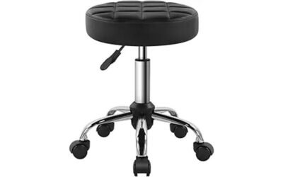 classic black swivel stool