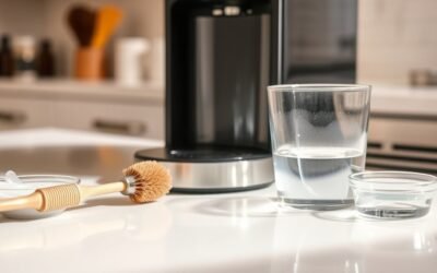 clean coffee maker components