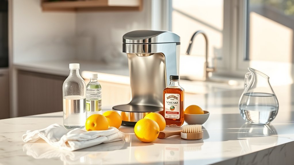 clean coffee maker monthly