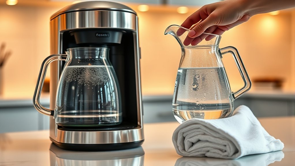clean coffee maker regularly