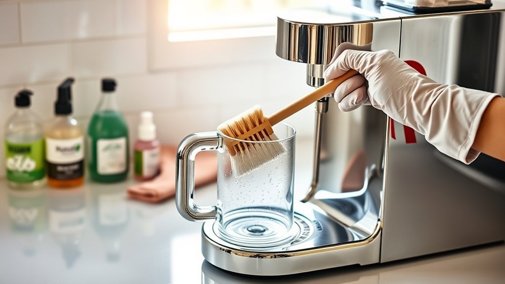 clean coffee maker regularly