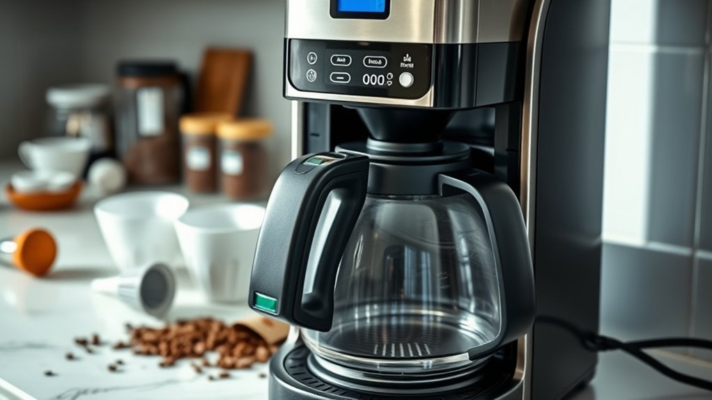 clean coffee maker regularly