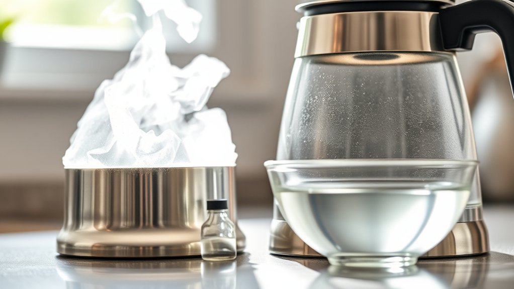 clean coffee maker with vinegar