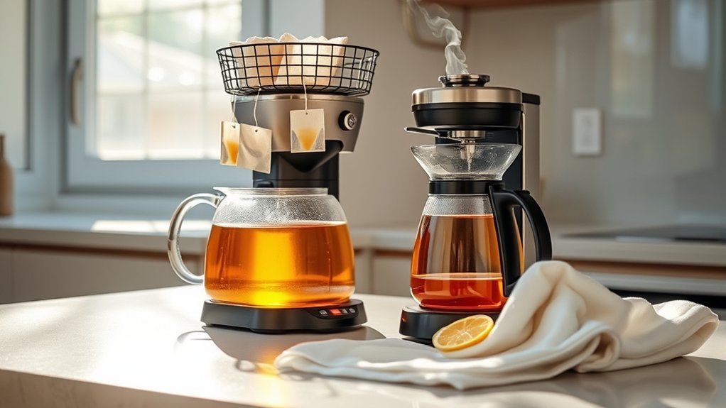 clean machine brew tea