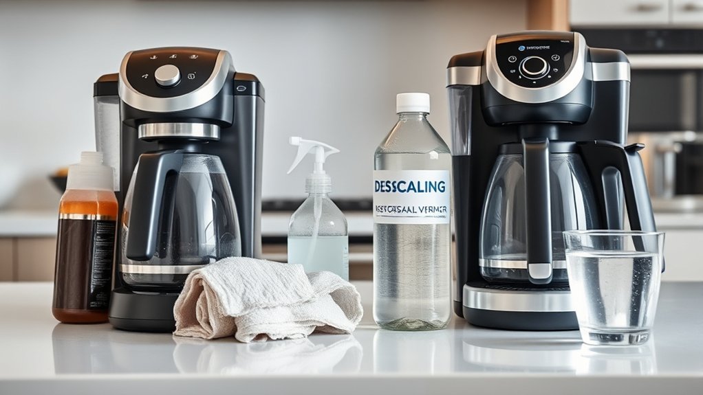 cleaning and descaling differences