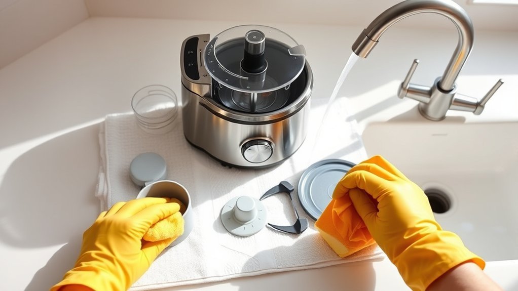 cleaning baby food maker