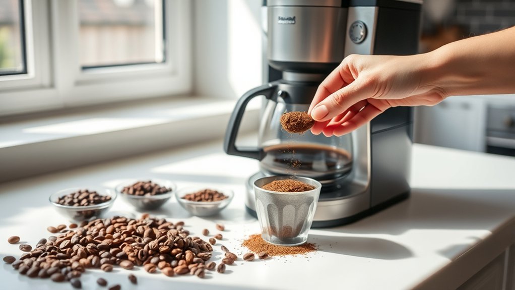 coarser grind for weaker coffee