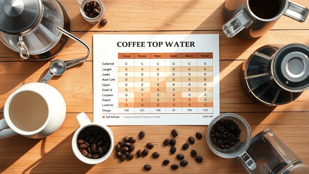 coffee brewing ratio guide