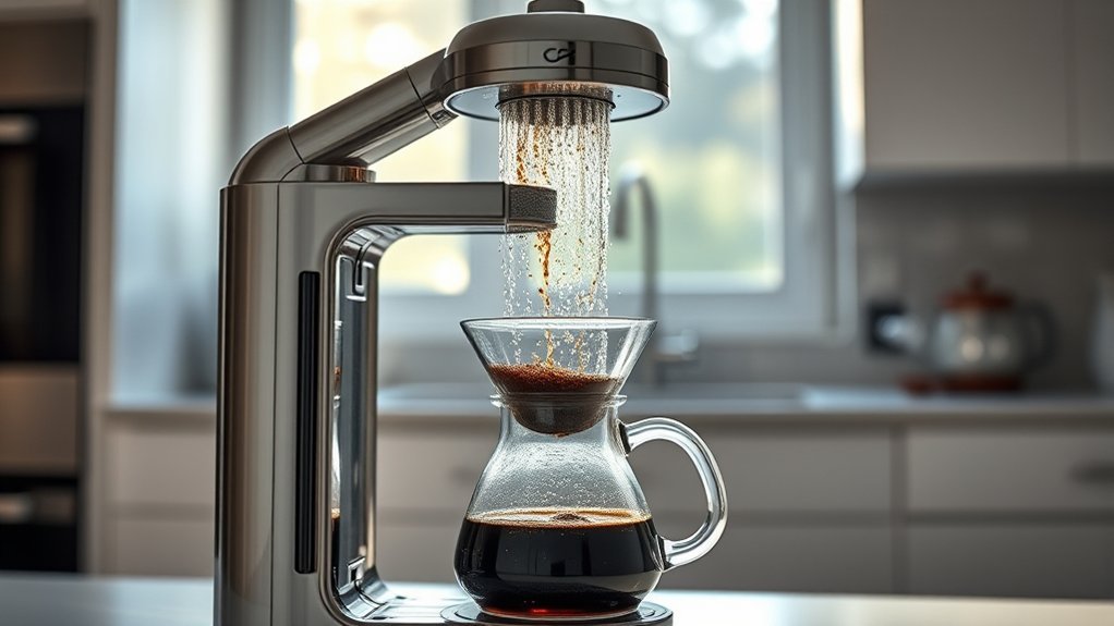 coffee brewing showerhead innovation